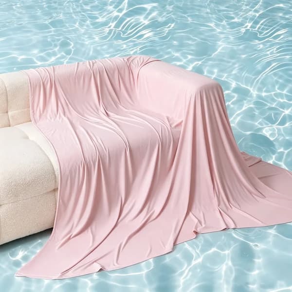 Køle tæppe, Letvægts, Åndbart design,39.37x59.06 in-b, Pink