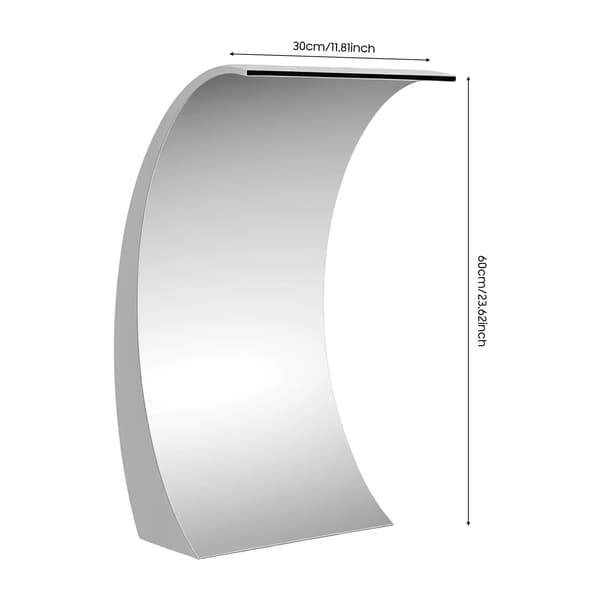 Vattenfallstråle, Modern Design, Hållbart Rostfritt Stål,Silver