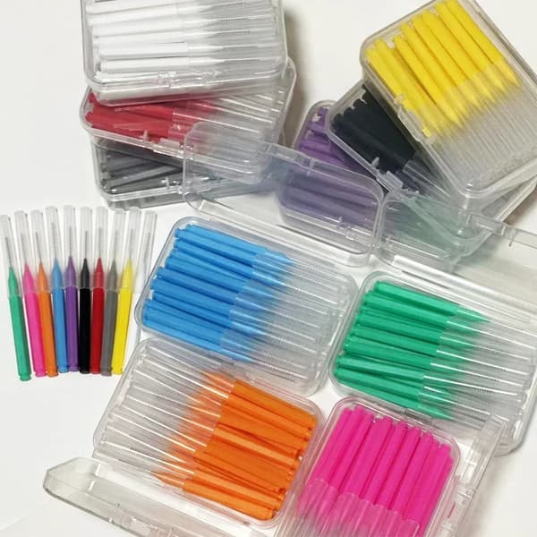 Interdentalbørste, Sæt med flere dele, Ergonomisk design,30Pcs  5Box