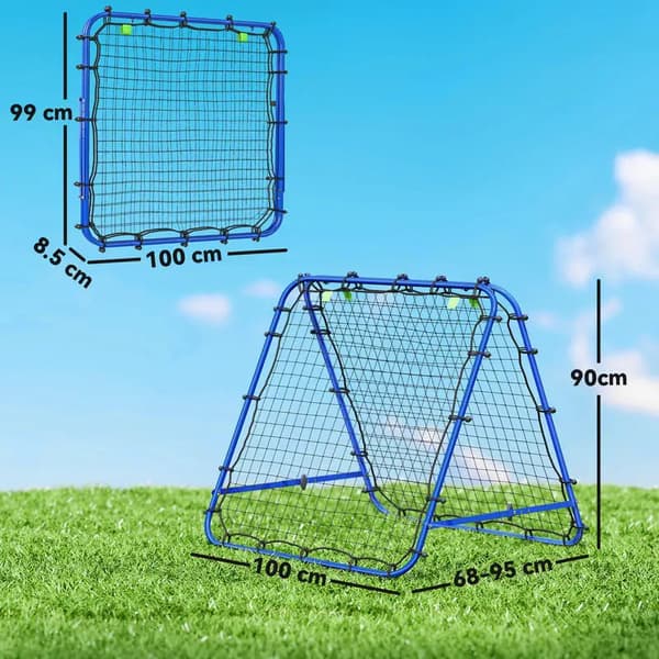 Rebounder, Justerbar Vinkel, Bærbart Design,hær grøn