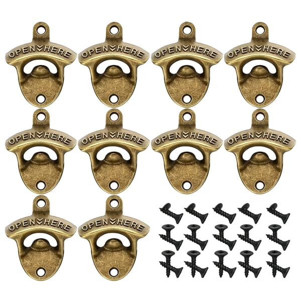 Öppnare Set, Hållbar Zinklegering, Retro Design,Blå Brons 10PCs