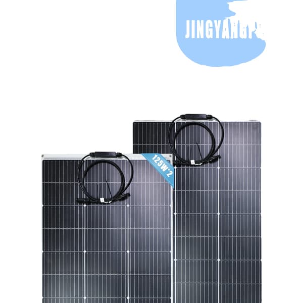 Solpanel, Flexibel Design, Hög Konverteringseffektivitet,2 st 125W