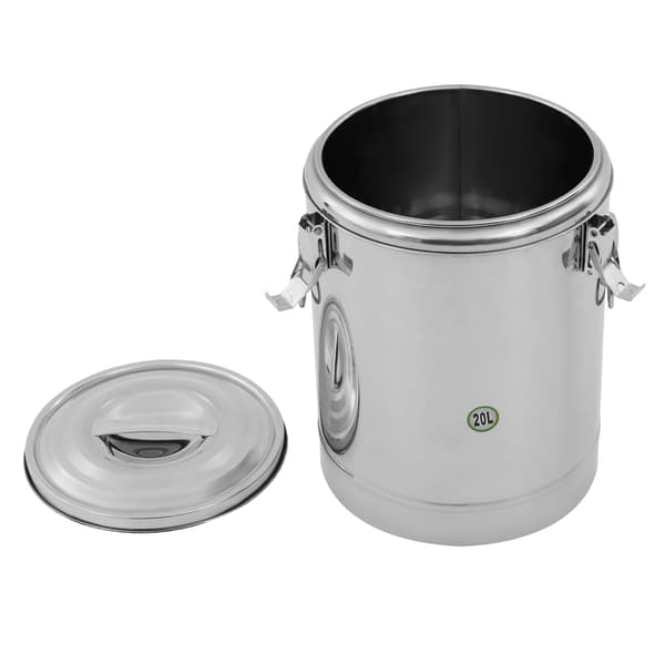 Isolerad soppa behållare, rostfritt stål konstruktion, 20L kapacitet,Silver