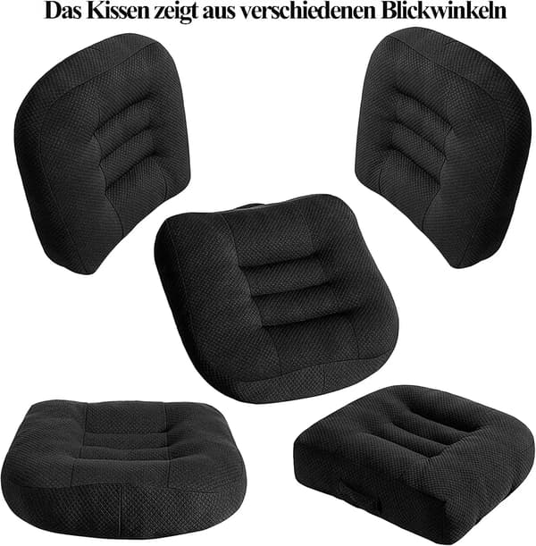 Sittkudde, Ergonomisk Design, Tryckavlastning,svart