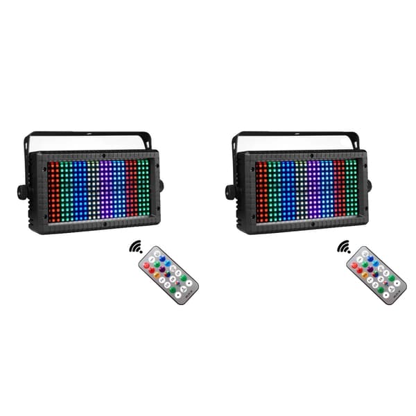 Scene Belysning, 60W Effekt, DMX Kontrolmuligheder,2PCS LAMPER, EU Stik