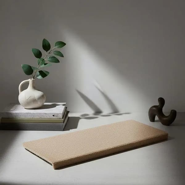 Klæbende Trappe Tæpper, Skridsikker Overflade, Nem Installation,Beige