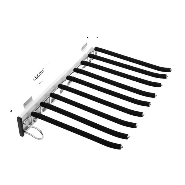 Bukseholder, teleskopisk design, tung belastning understøttelse,sort