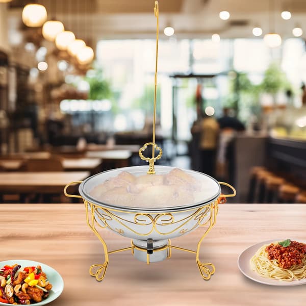 Chafing Dish, Rostfritt Stål, Stort Kapacitet,Guld