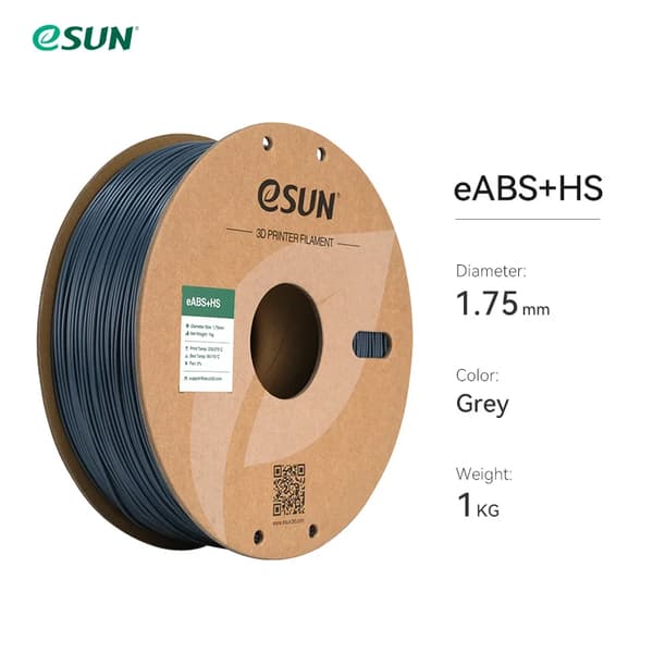 3D-printer filament, højhastighed, forbedret holdbarhed,Grå