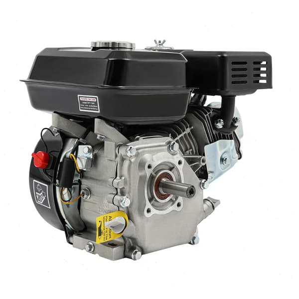 Benzinmotor, 7,5 HK, luftkølet 4-taktsmotor,sort
