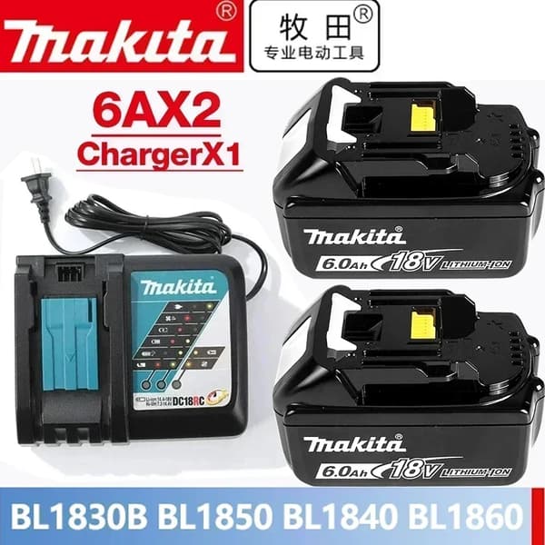 Uppladdningsbart Batteri, 18V, LED Indikator, YZMT 6AX2 WPCX1