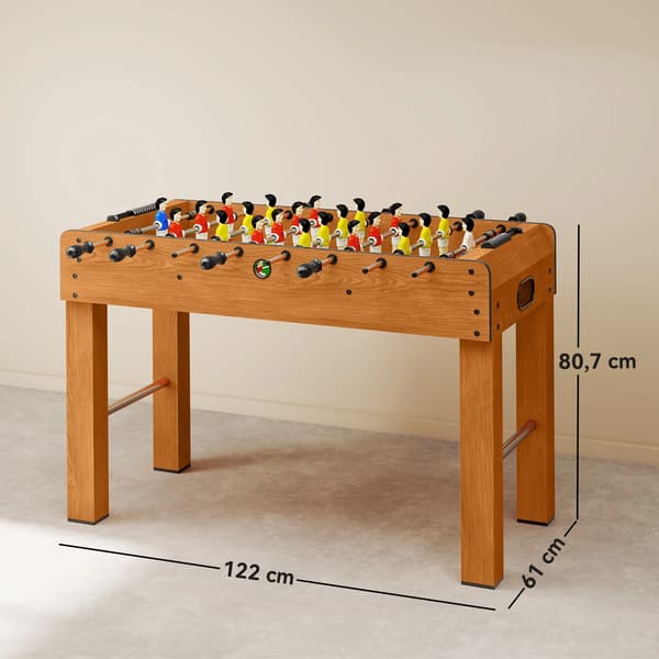 Fotbollsbord, Träkonstruktion, Inomhusspel, GUL