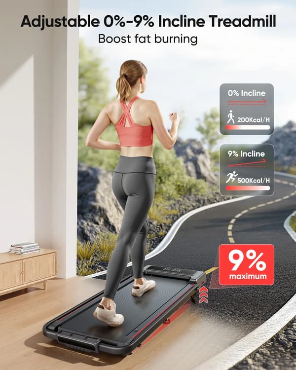 Elektrisk Löpband, Fällbar Design, Tyst Drift,toputure TP4