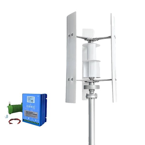 Vindmølle, Høj Effektivitet, Alsidig Anvendelse,48V-a, 3000W-e, LCD Hybrid Control-b