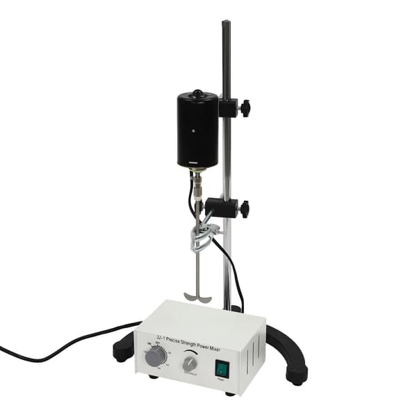 Mekanisk Rører, 100W Effekt, Hastighedsområde 0-3000 RPM, Justerbar Timer 0-120 Minutter, Rustfrit Stål Materiale, Ideel til Laboratoriebrug