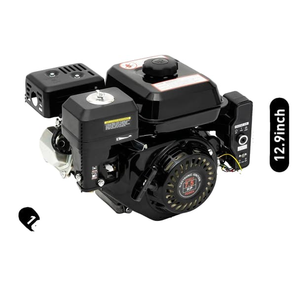 Go Kart Motor, 212cc, Elektrisk Start,svart