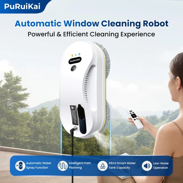 Vinduespudserrobot, Automatisk, Energi Effektiv,Ja, EU