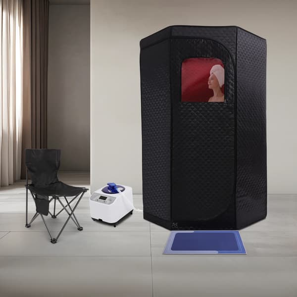 Damp Sauna, 1350W, 100-240V, 9 Varmeindstillinger, 1 Times Timer, CE Certificeret