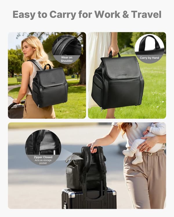 Bröstpump Kylväska, Bärbar Design, Isolerad Isförpackning, armégrön