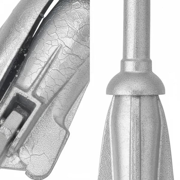 Fällankare, varmförzinkad gjutjärn, 4 kg vikt,Silver