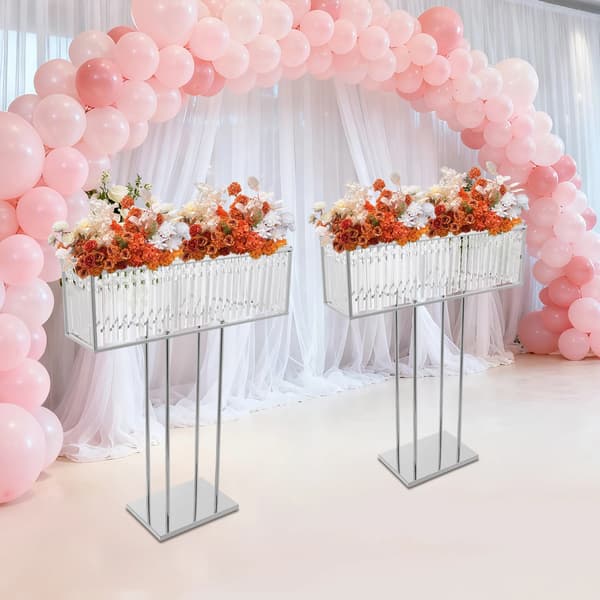 Blomsterstandssæt, Krystaldesign, Robust og Stabil Base,XL