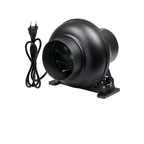 Inline Ventilationsfläkt, Hög Luftflöde, Justerbar Hastighet,18W