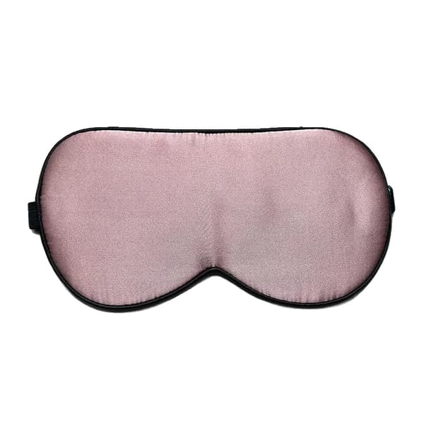 Sovmask, 100% Morbärsilke, Justerbart Band,Plommon
