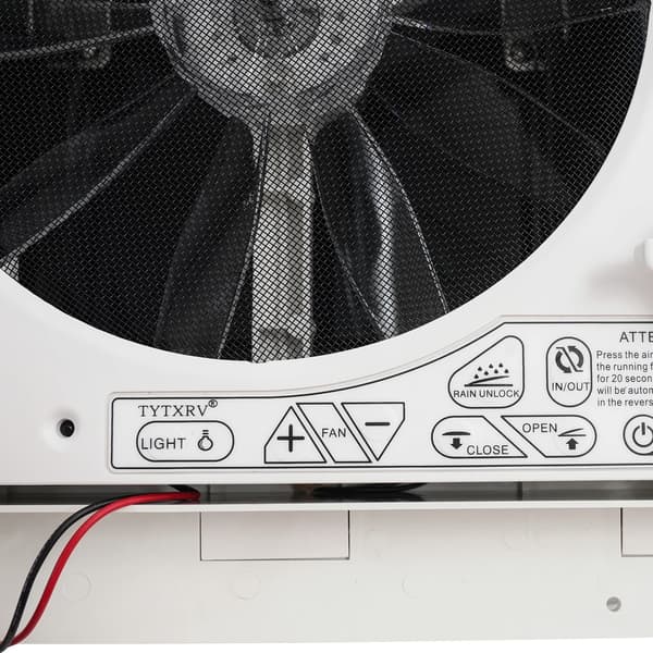 Ventilator, Fjärrkontroll, Automatiska Sensorer,VIT