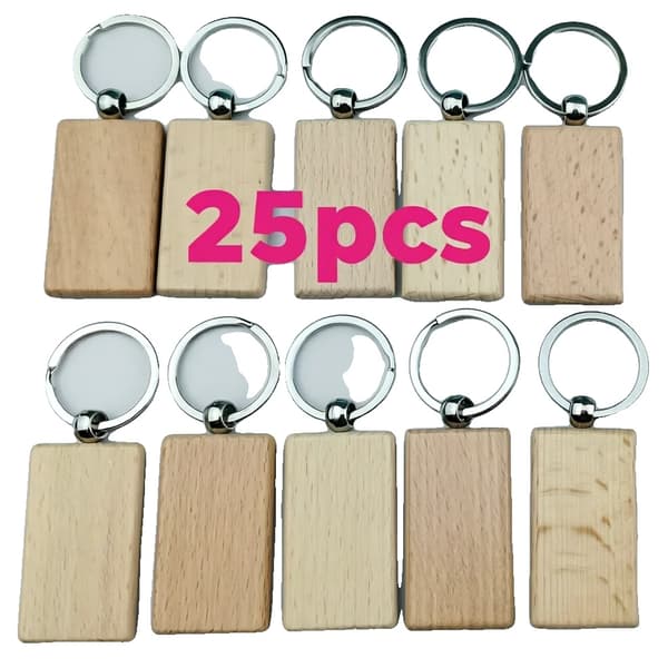 Trænøglekæde, Tilpasseligt Design, Holdbart Materiale,25pcs