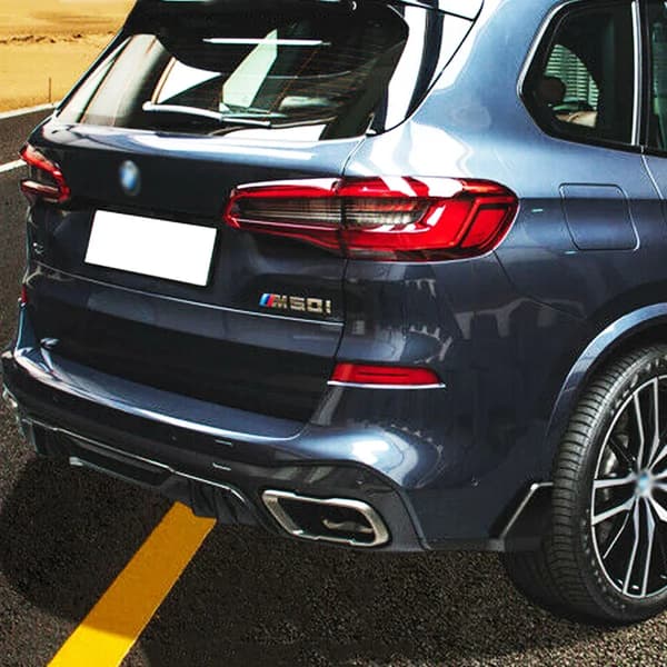 Bumper Diffuser, Front Splittere, Aero Karosserikit,Glansende sort