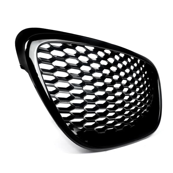 Front Bumper Gitter, Honningkage Design, Direkte Erstatning,Glans Sort