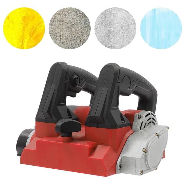 Elektrisk Väggslip, 1300W Motor, Justerbart Slipdjup,Röd