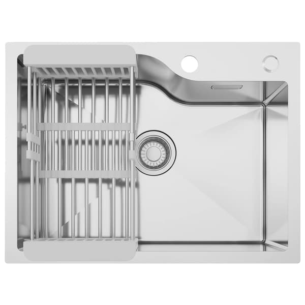 Köksdisk, Enkelskål, Ljuddämpande Teknik,Silver