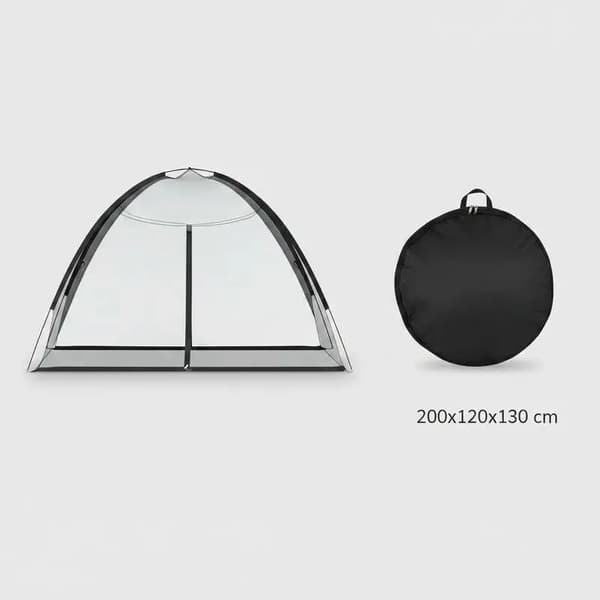 Myggenet, Fire-Dørs Design, Holdbart Polyester Materiale,Som billede