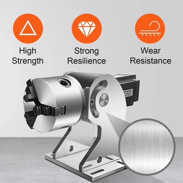 Rotary Akse, 360-Grad Rotation, Præcisionsgravering,Rotary