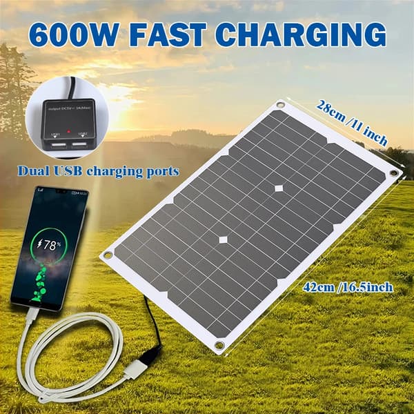 Solenergi Paket, Hög Effektivitet Panel, MPPT Laddningsregulator,som visas
