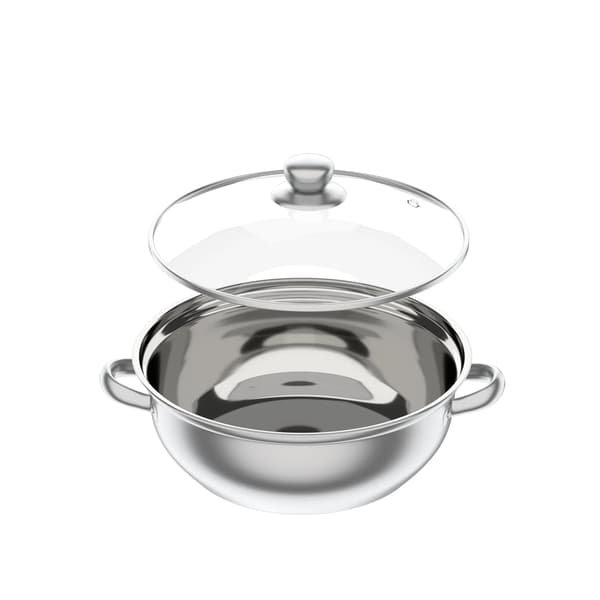 Ångkokare, Tredelad Design, Diskmaskinssäker,Silver