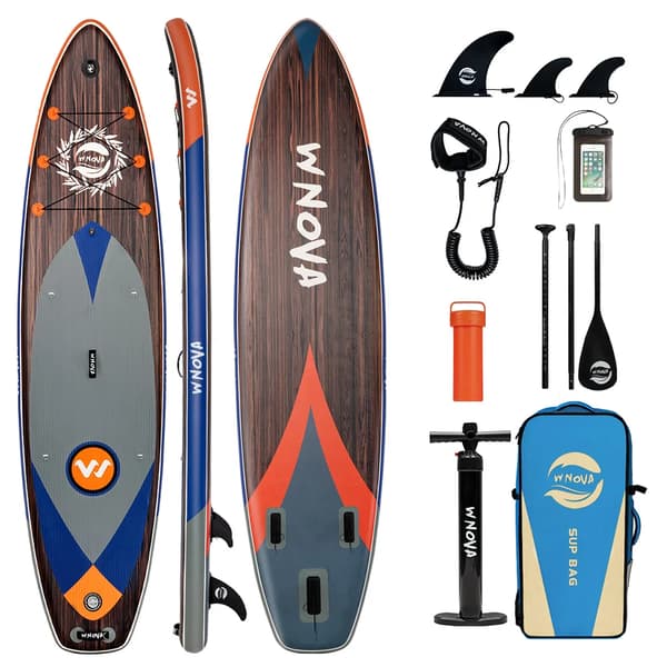 Oppustelig Paddle Board, Maksimal Belastning 200 kg, Inkluderer Tilbehør,W025