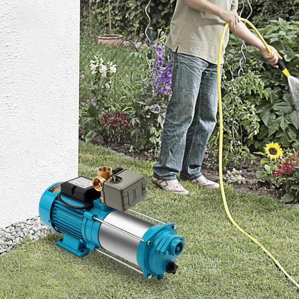 Vattenpump, Självprimande, Hög Effektivitet,Cyan, 220V, EU
