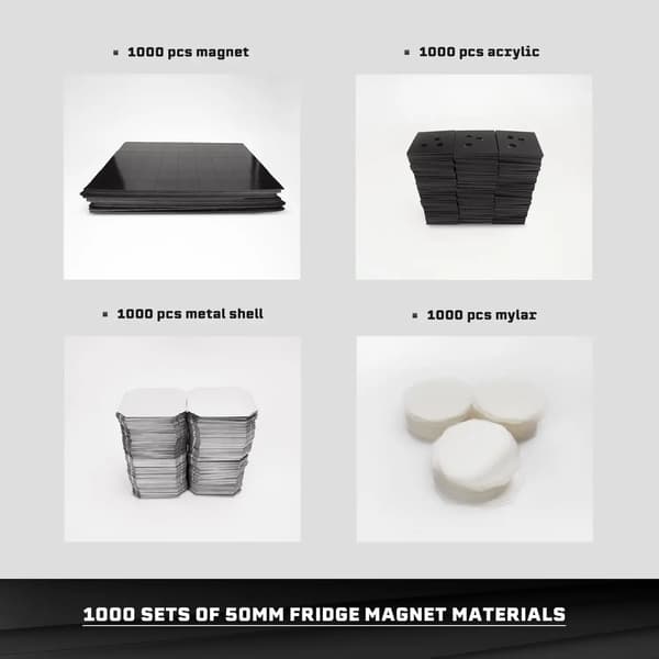 Magnetfremstillingsmaskine Sæt, Inkluderer Materialer, Nem Samling,1000materialer kun
