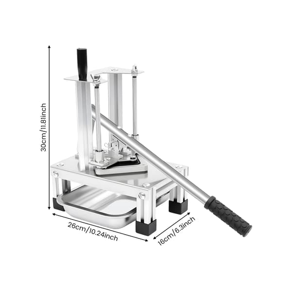 Matkutter, Manuell Drift, 3 Precisionblad,Silver