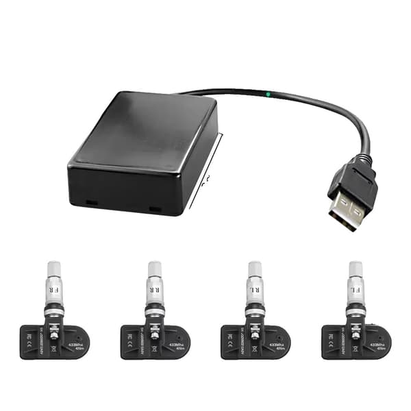 Däcktrycksövervakningssystem, Realtidsövervakning, Enkel integration,TPMS2(inbyggd)