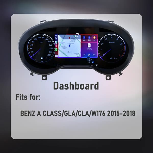 Digitalt Dashboard, Trådløs CarPlay, Android Auto Support,En klasse GLA CLA W176