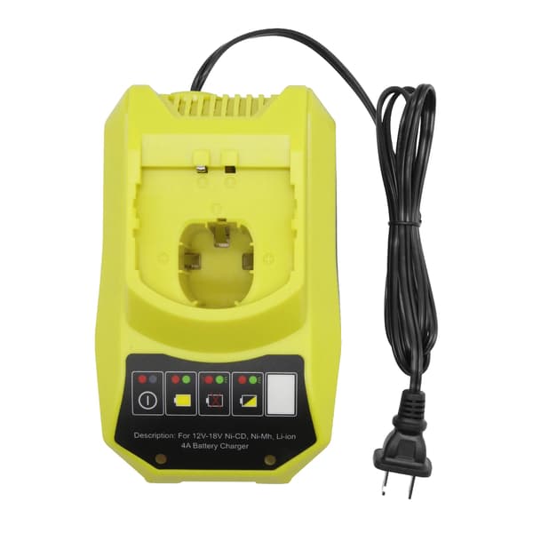 Replacement Battery, 8.0Ah/9.0Ah, 18V, Compatible with Ryobi, 4A Charger