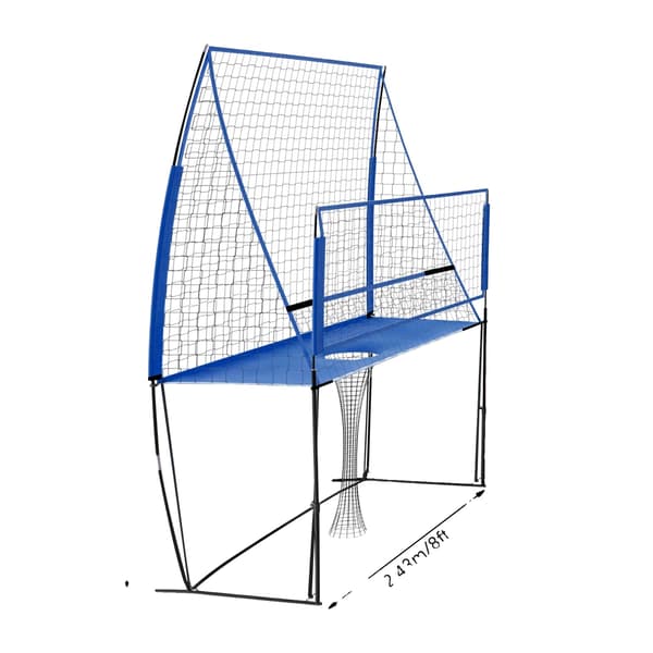 Volleybollnät, Justerbar Höjd, Hållbar Design,Blå