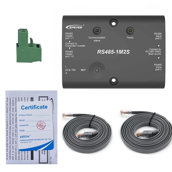 RS485 Udvidelsesmodul, Modbus Protokol Support, LED Display,RS485-1M2S