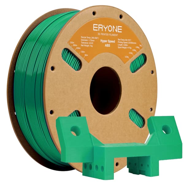 3D-printer filament, ABS-materiale, højhastighedsydelse,Grøn
