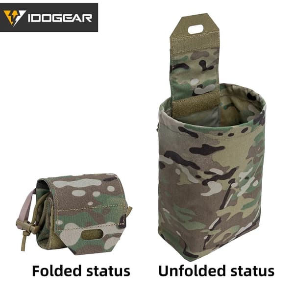 Dump Pouch, Holdbar Nylon, MOLLE Kompatibilitet,MC