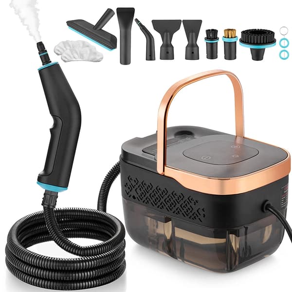 Damprenser, Højtrykteknologi, 10+ Tilbehør,Sort, 220 V-b, EU-b
