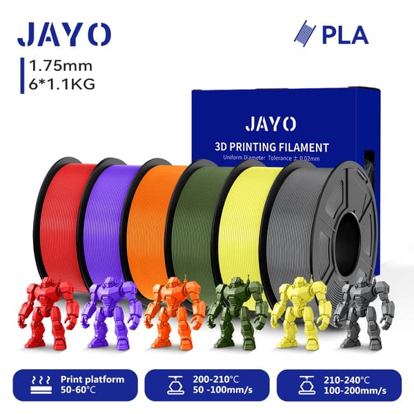 3D-printer filament, PLA-material, kompatibel med FDM-printere,RDPPOROGLYGY